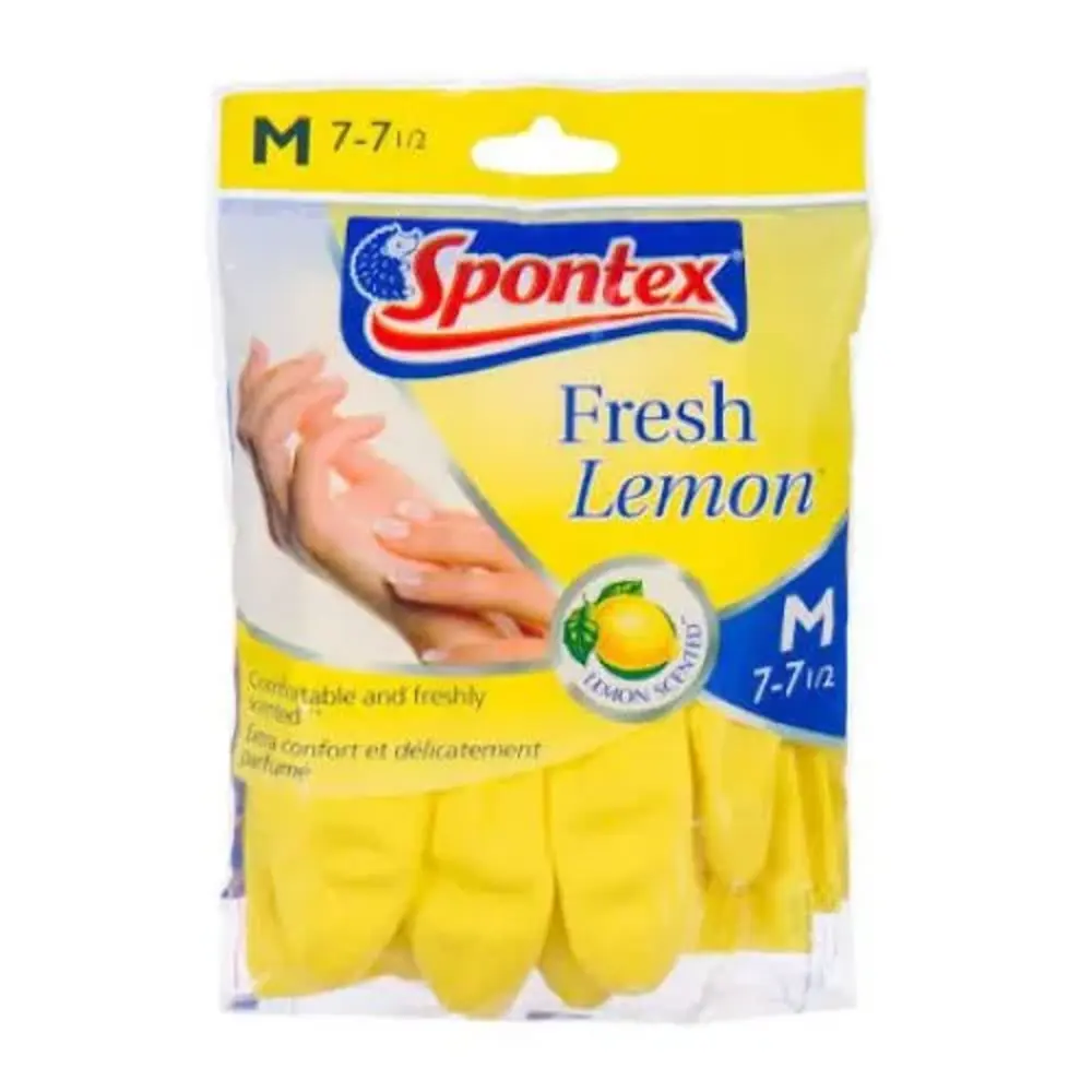 Spontex Glove Fresh Lemon M